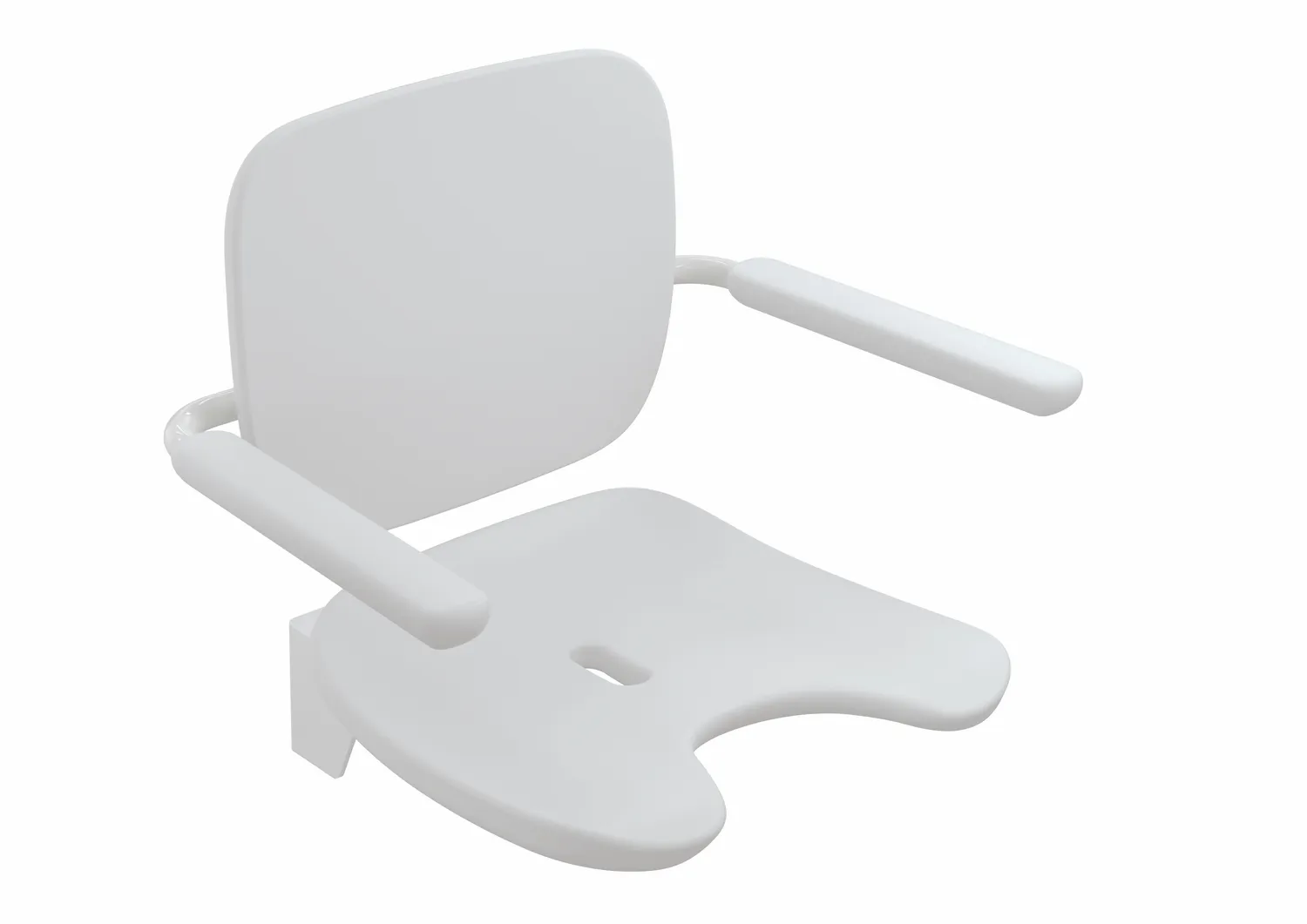 Klappsitz „Serie 802 LifeSystem“ in Signalweiß glänzend / Signalweiß matt Klappsitz „Serie 802 LifeSystem“ in Signalweiß glänzend / Signalweiß matt