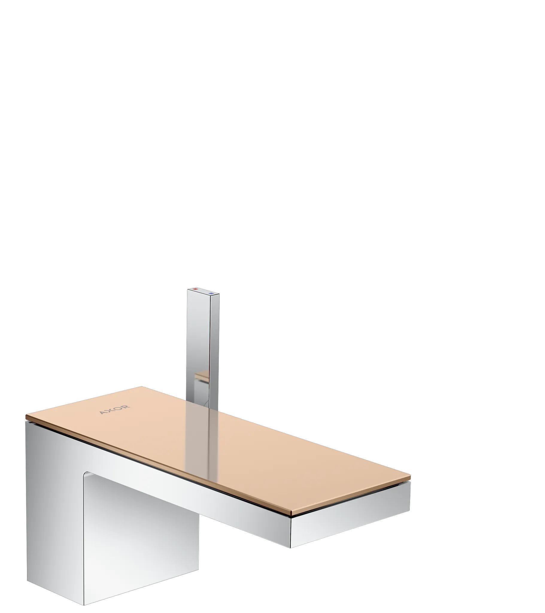 Hansgrohe AXOR MyEdition Einhebel-Waschtischmischer 70 mit Push-Open Ablaufgarnitur ohne Platte, Chrom Hansgrohe AXOR MyEdition Einhebel-Waschtischmischer 70 mit Push-Open Ablaufgarnitur ohne Platte, Chrom