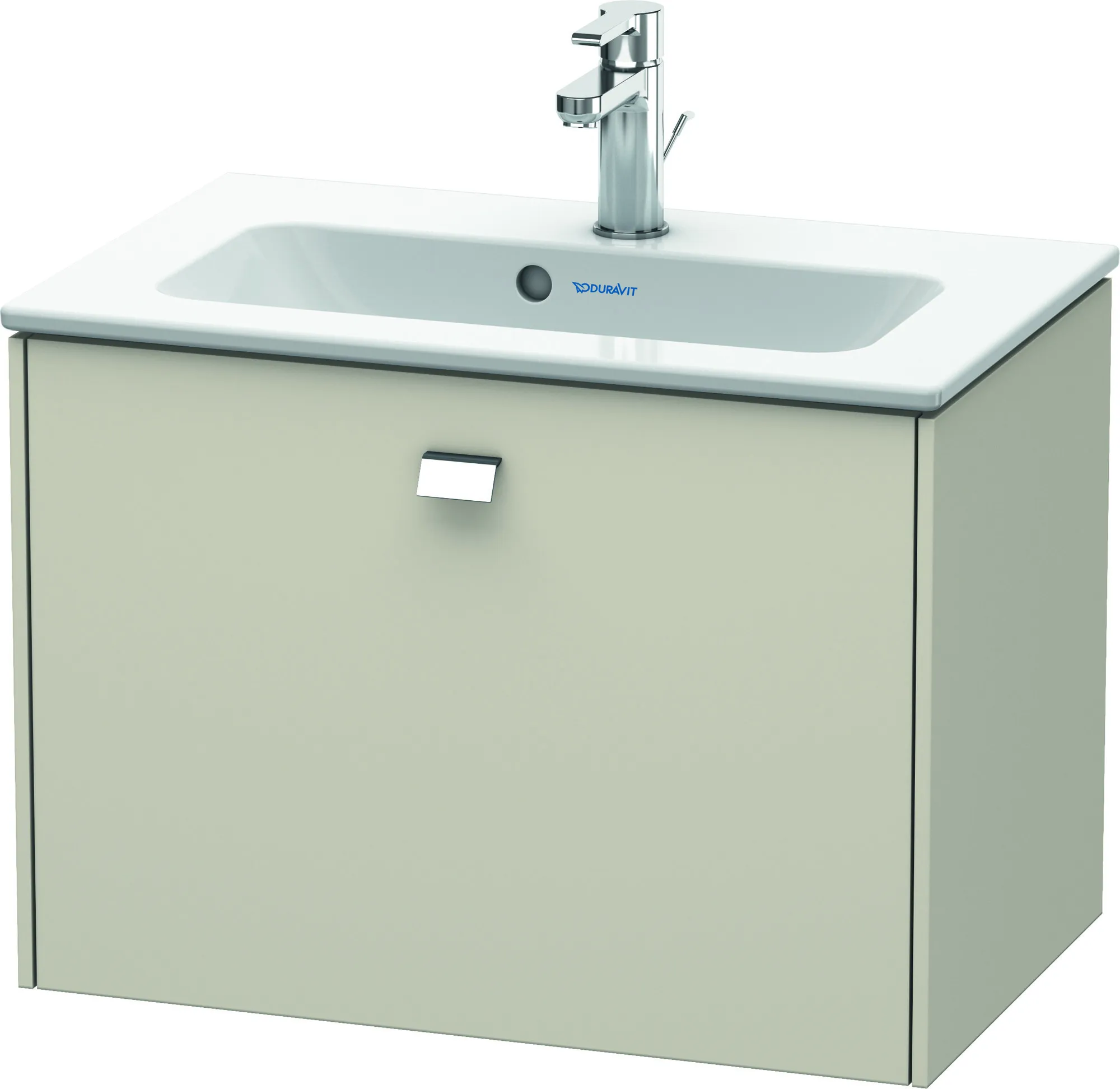 Duravit Waschtischunterschrank wandhängend „Brioso“ 62 × 44,2 × 38,9 cm in Taupe Matt