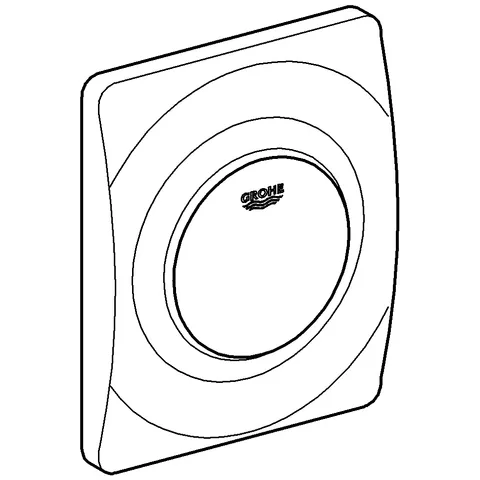 Grohe Surf Urinal-Betätigung 38808 mattchrom Grohe Surf Urinal-Betätigung 38808 mattchrom