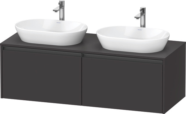 Duravit Waschtischunterschrank wandhängend „Ketho.2“ 140 × 45,9 × 55 cm