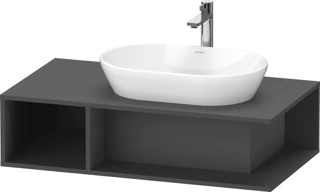 Duravit Waschtischunterschrank wandhängend „D-Neo“ 100 × 26 × 55 cm Graphit Matt Duravit Waschtischunterschrank wandhängend „D-Neo“ 100 × 26 × 55 cm Graphit Matt