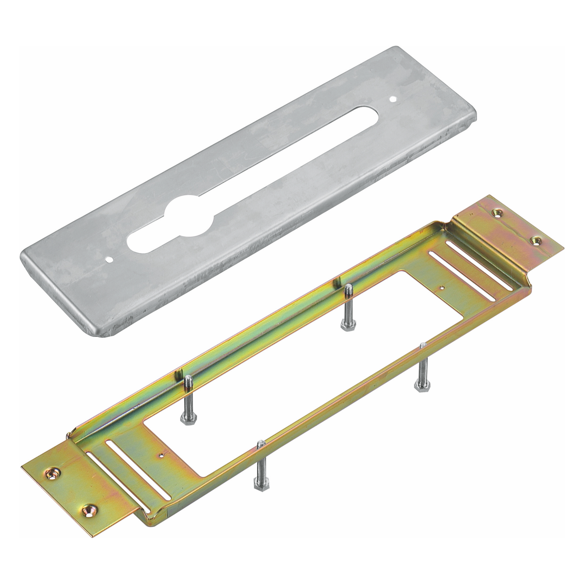 -Ersatzteil Montageplatte Druckschlauch verzinkt -Ersatzteil Montageplatte Druckschlauch verzinkt