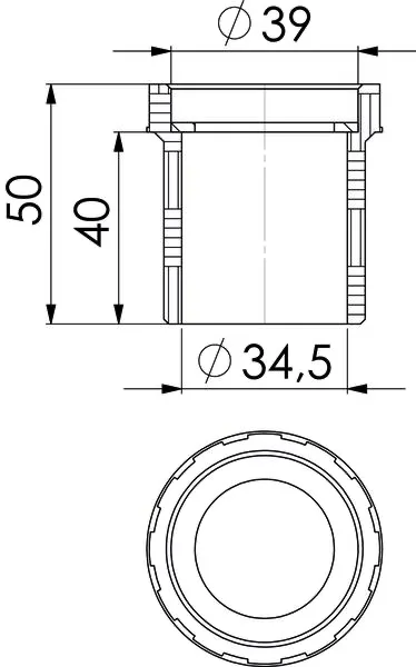 Gewindeverlängerung, 1 1/4 ″ x 1 1/4″ Gewindeverlängerung, 1 1/4 ″ x 1 1/4″