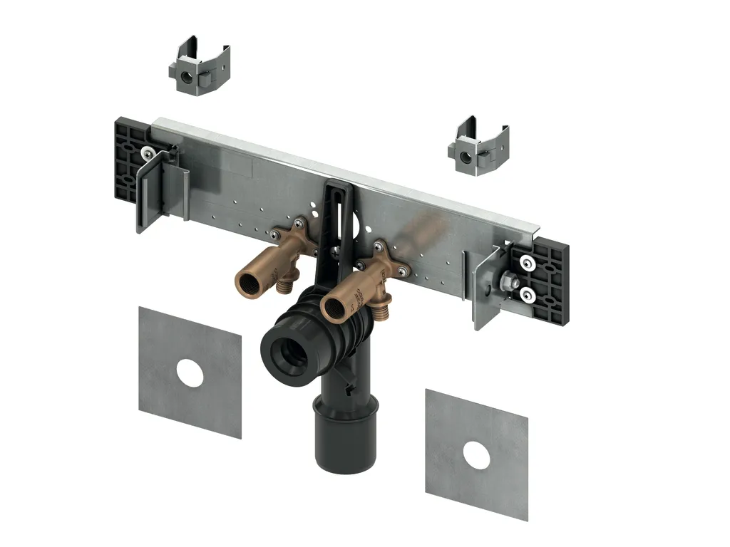 TECEprofil Anschlusseinheit für Wascht. inkl. TECEflex Wandscheiben 16 × 1/2″ Siliziumbronze TECEprofil Anschlusseinheit für Wascht. inkl. TECEflex Wandscheiben 16 × 1/2″ Siliziumbronze