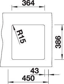BLANCO SUBLINE 375-U BLANCO SUBLINE 375-U