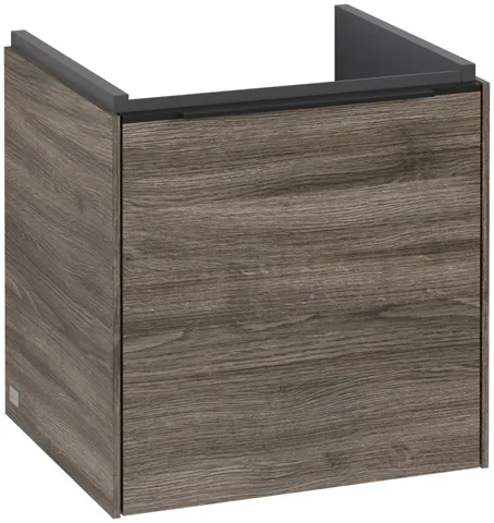 Villeroy & Boch Waschtischunterschrank mit Tür „Subway 3.0“ für Schrankwaschtisch 423 × 429 × 378 mm Stone Oak, 1 Tür, für Becken mittig, Anschlag rechts Villeroy & Boch Waschtischunterschrank mit Tür „Subway 3.0“ für Schrankwaschtisch 423 × 429 × 378 mm Stone Oak, 1 Tür, für Becken mittig, Anschlag rechts