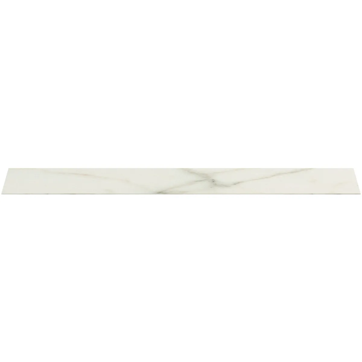 Waschtischplatte Conca, aus Keramik, 2387x505x6mm, Marmor Noir Desir