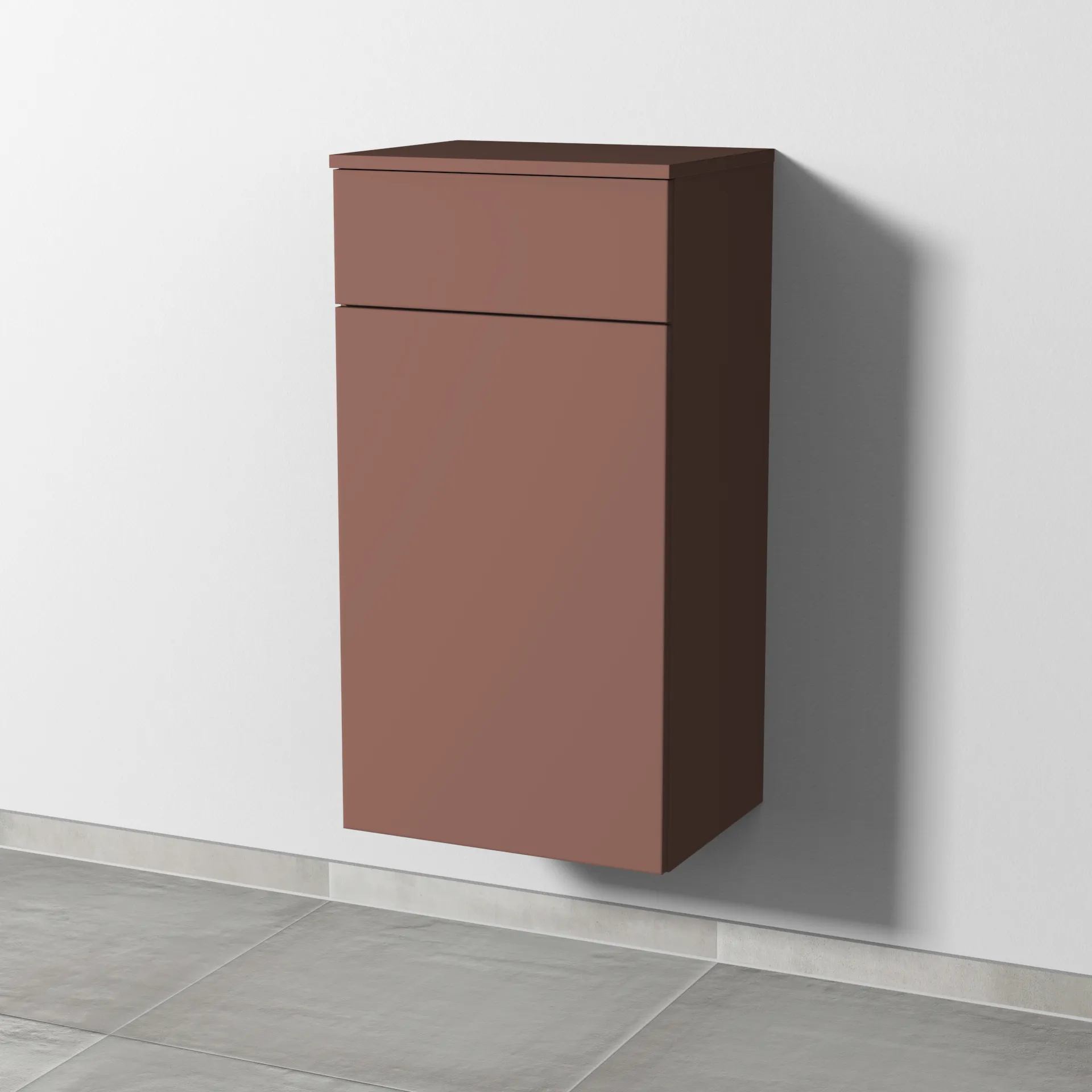 Sanipa Mittelschrank „3way“ 450 × 850 × 345 mm in Wine-Red