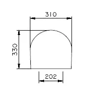 VitrA Options Mona Urinaldeckel ohne Absenkautomatik Weiß Hochglanz