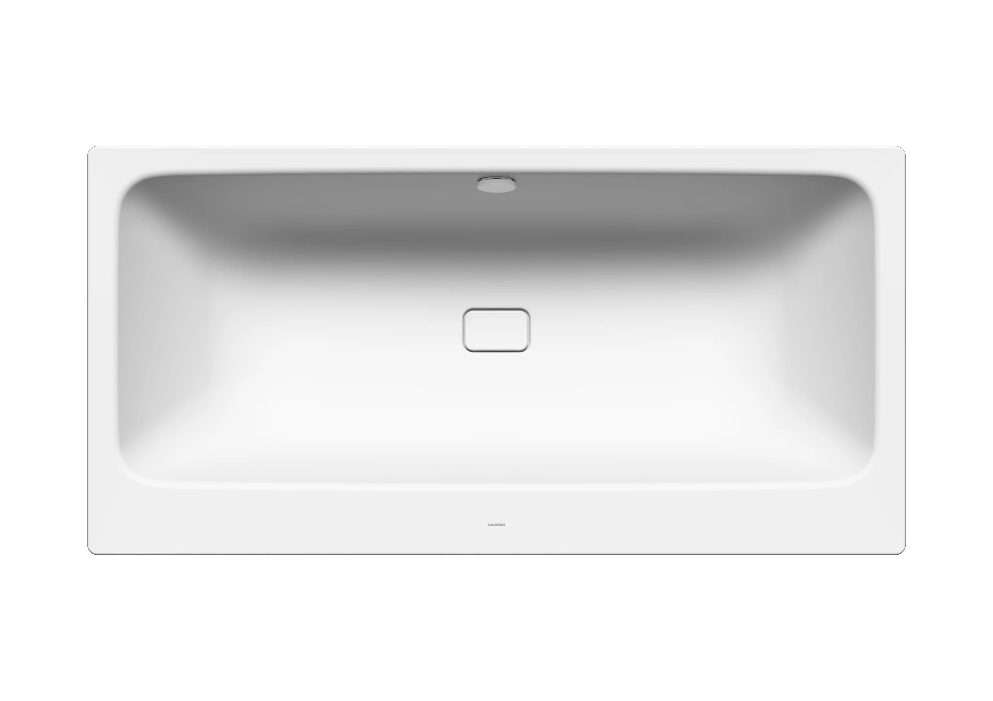 Kaldewei ASYMMETRIC DUO Badewanne, 1700x800 mm, alpinweiß matt, Sonderüberlauf