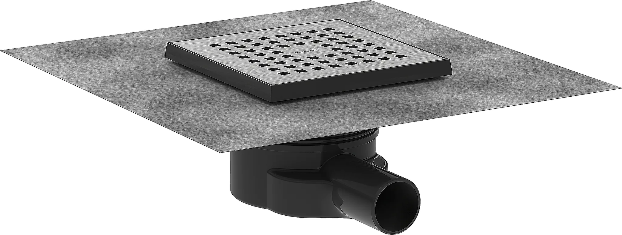 Hansgrohe RainDrain Point Komplettset Punktablauf 150⁄150 Edelstahl gebürstet Hansgrohe RainDrain Point Komplettset Punktablauf 150⁄150 Edelstahl gebürstet