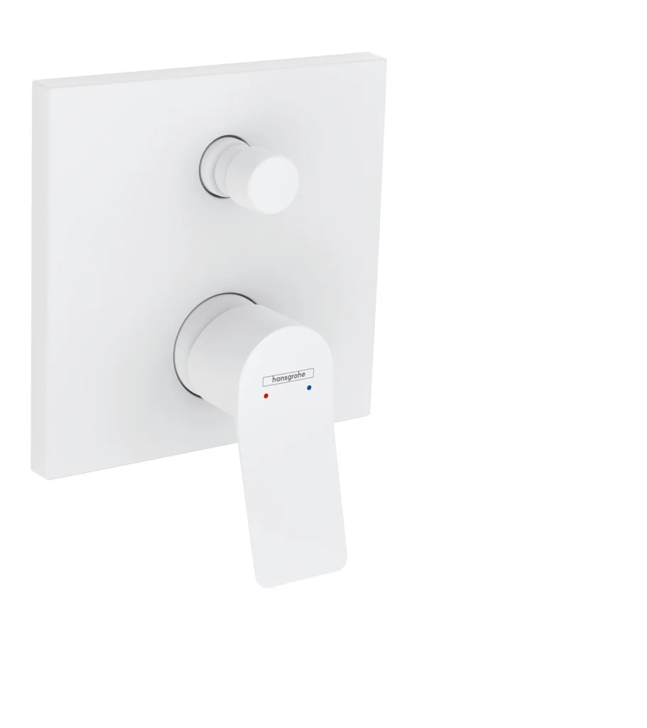 Hansgrohe Vivenis Wannenmischer Unterputz, F-Set m. Sicherungskombi., mattweiß