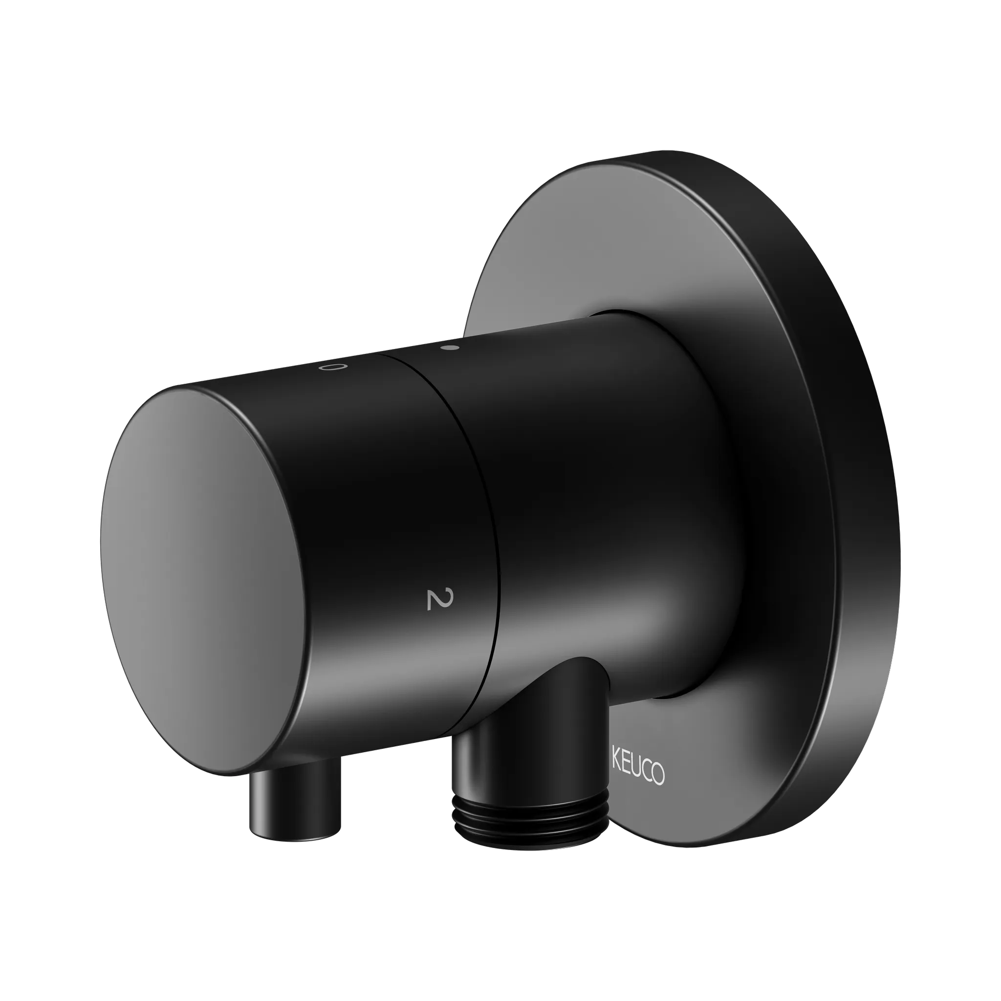 KEUCO IXMO Ab- und Umstellventil Unterputz für 2 Verbraucher mit Schlauchanschluss schwarz matt KEUCO IXMO Ab- und Umstellventil Unterputz für 2 Verbraucher mit Schlauchanschluss schwarz matt