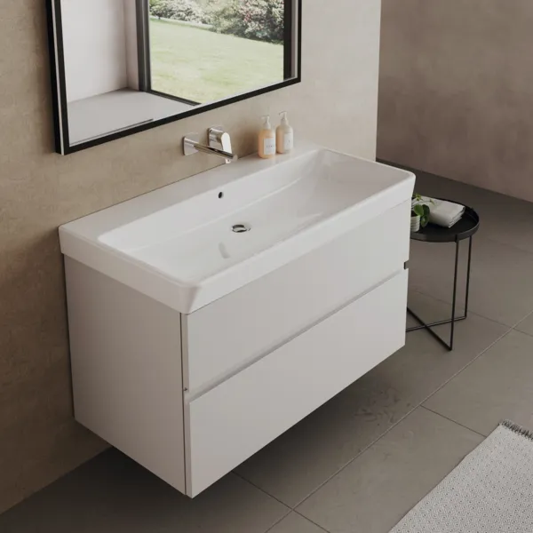 Ideal Standard Waschbecken „i.lifeB“, Hahnlochposition mittig in Weiß Ideal Standard Waschbecken „i.lifeB“, Hahnlochposition mittig in Weiß