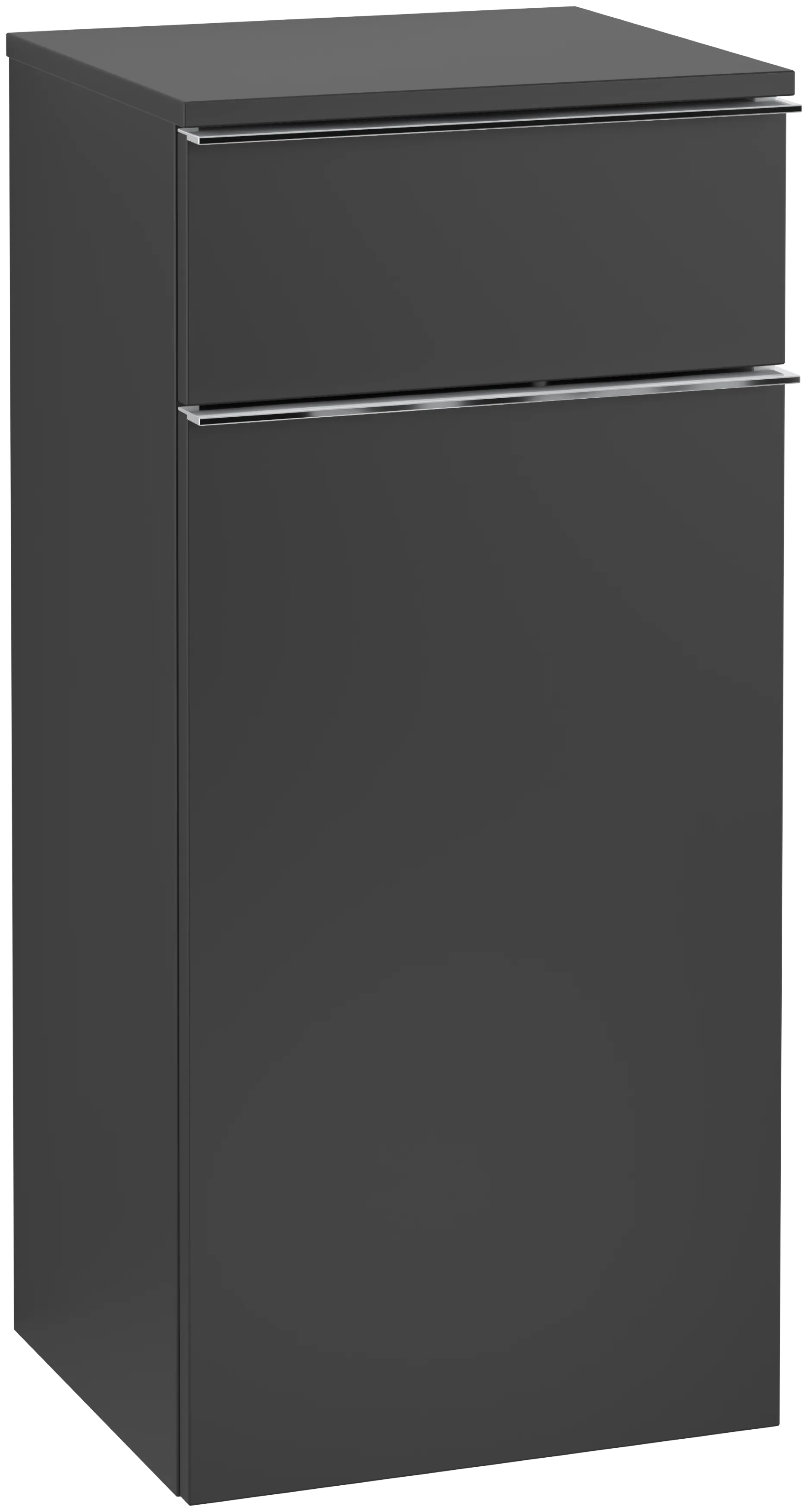 Villeroy & Boch Seitenschrank „Venticello“ Anschlag (Scharnier) rechts, 1 Tür und 1 Auszug 40,4 × 86,6 × 37,2 × 37,2 cm Volcano Black, Anschlag rechts, 1 Tür Villeroy & Boch Seitenschrank „Venticello“ Anschlag (Scharnier) rechts, 1 Tür und 1 Auszug 40,4 × 86,6 × 37,2 × 37,2 cm Volcano Black, Anschlag rechts, 1 Tür