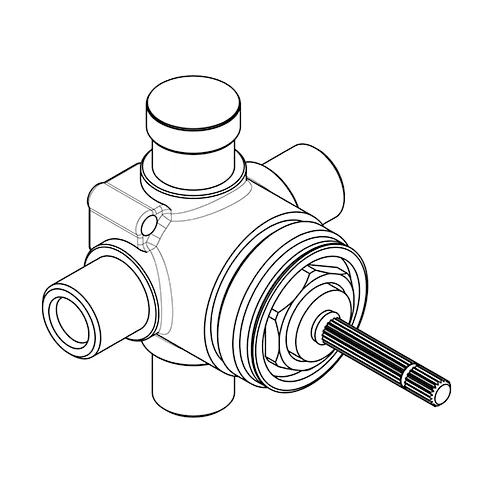 Kludi STANDARD Unterputz-Rohbau-Set DN 15