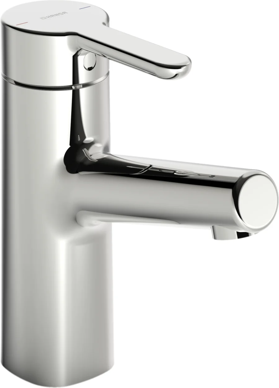 HansaDESIGNO Style Waschtischarmatur, Einhebelmischer, Ausladung 119 mm DN15 Chrom