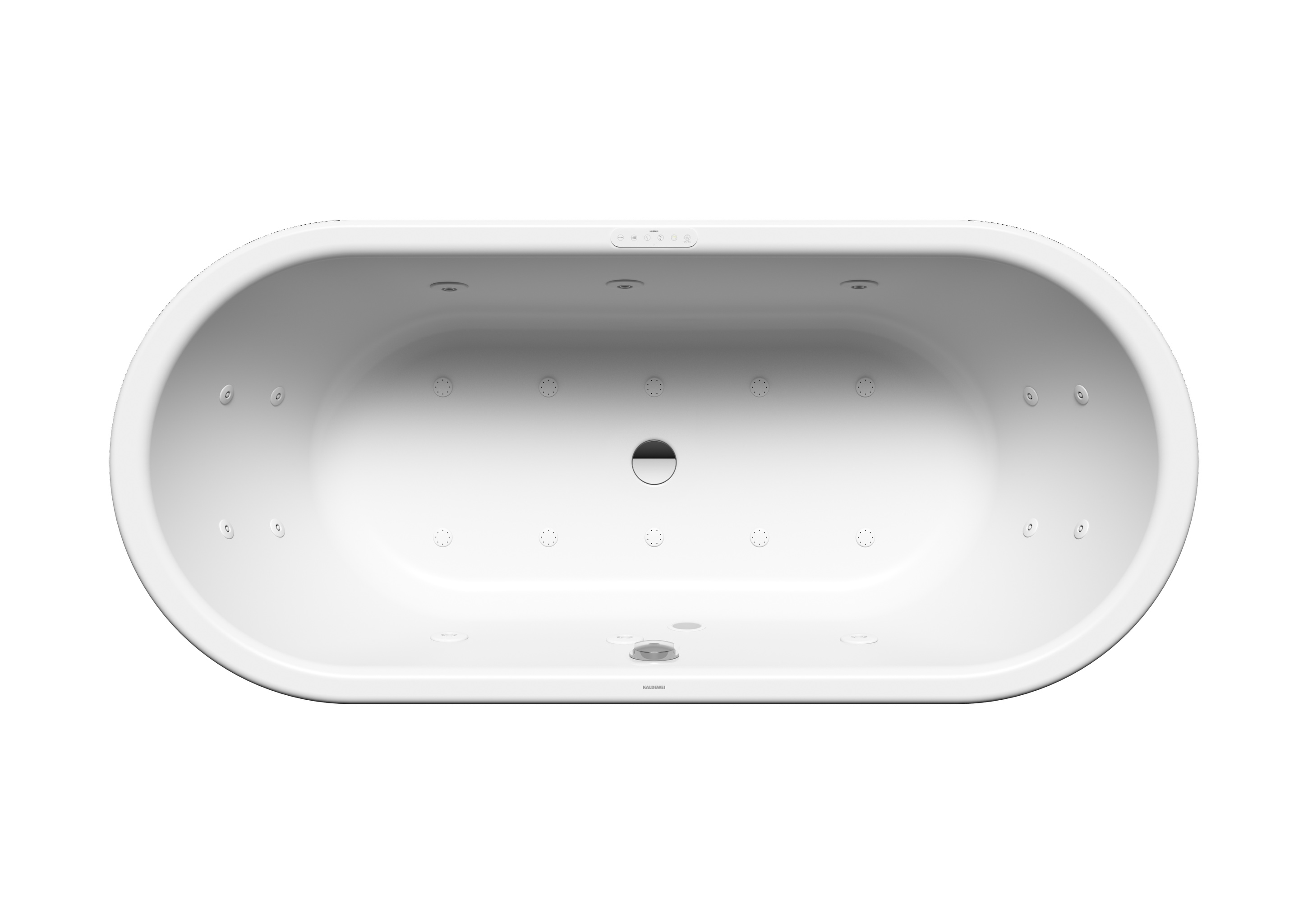 Kaldewei Badewanne „Classic Duo Oval“ oval 180 × 80 cm, ohne Grifflochbohrungen in schwarz matt Kaldewei Badewanne „Classic Duo Oval“ oval 180 × 80 cm, ohne Grifflochbohrungen in schwarz matt