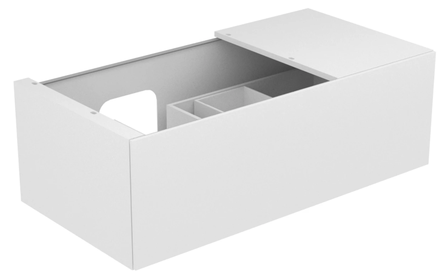 KEUCO Waschtischunterschrank mit Auszug „Edition 11“ Eiche hell (Furnier), Eiche hell (Furnier), Becken links, mit Beleuchtung 1050 × 350 × 535 mm KEUCO Waschtischunterschrank mit Auszug „Edition 11“ Eiche hell (Furnier), Eiche hell (Furnier), Becken links, mit Beleuchtung 1050 × 350 × 535 mm