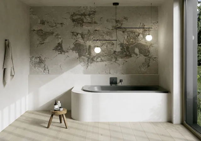 Bette BetteStarlet V Badewanne, 1850x850x420 mm, Smoke, glasierter Titan-Stahl, 2-Sitzer, Einbau