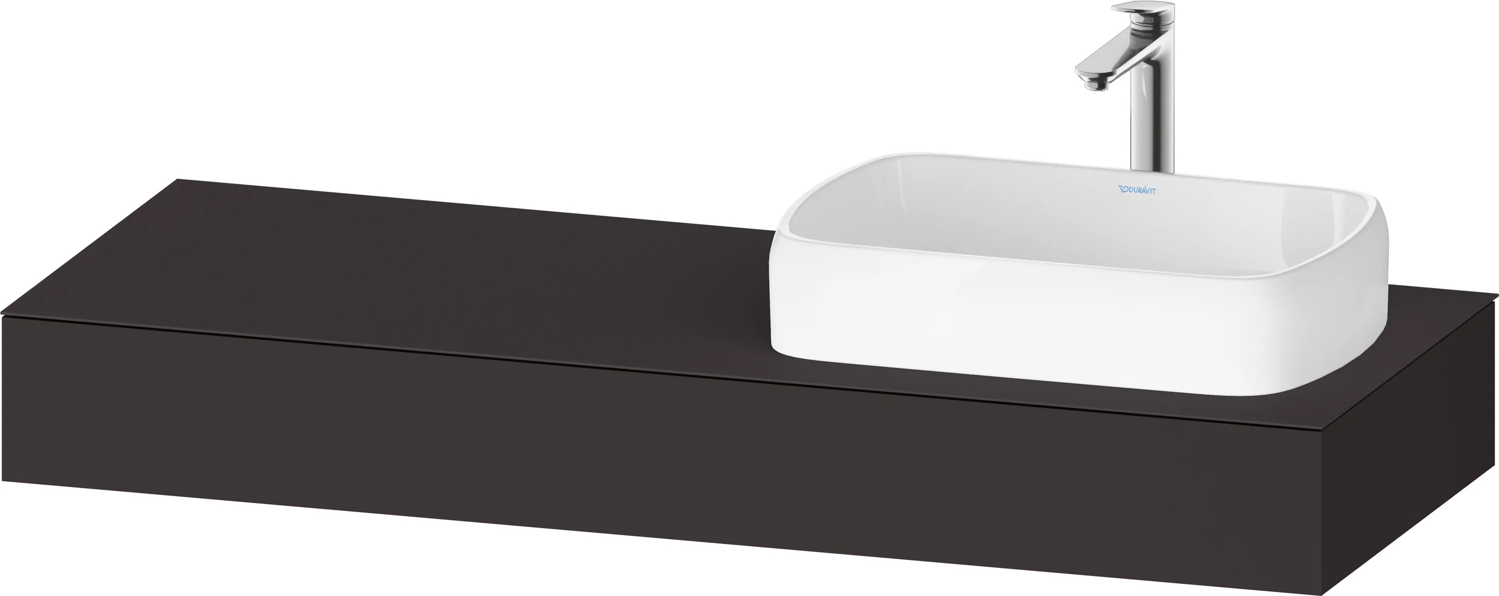 Duravit Konsole „Qatego“ in Graphit Supermatt Duravit Konsole „Qatego“ in Graphit Supermatt