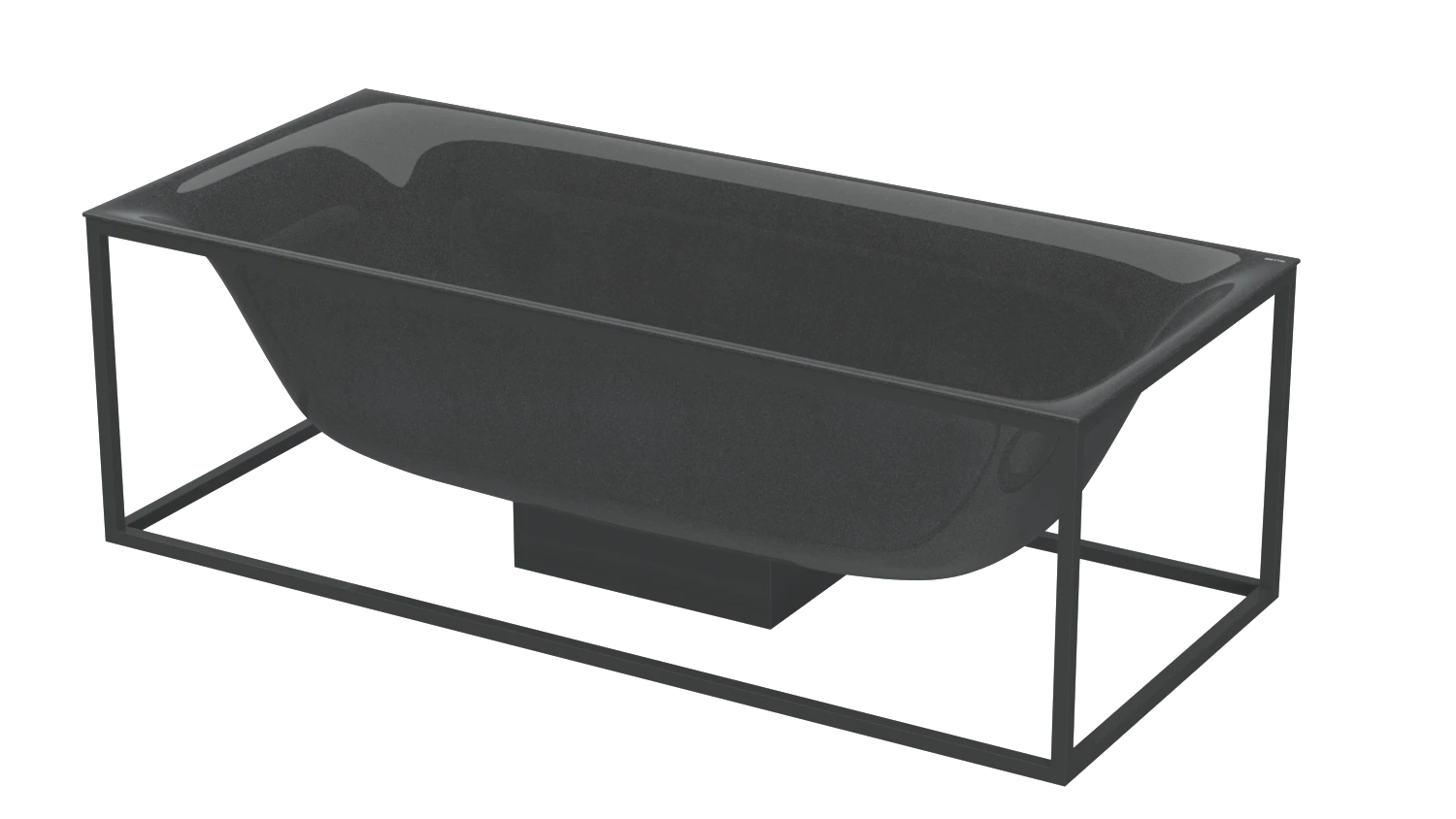 Bette BetteLux Shape Badewanne Rechteck, 1800 x 800 mm, Midnight, glasierter Titan-Stahl, Freistehend, 2-Sitzer Bette BetteLux Shape Badewanne Rechteck, 1800 x 800 mm, Midnight, glasierter Titan-Stahl, Freistehend, 2-Sitzer