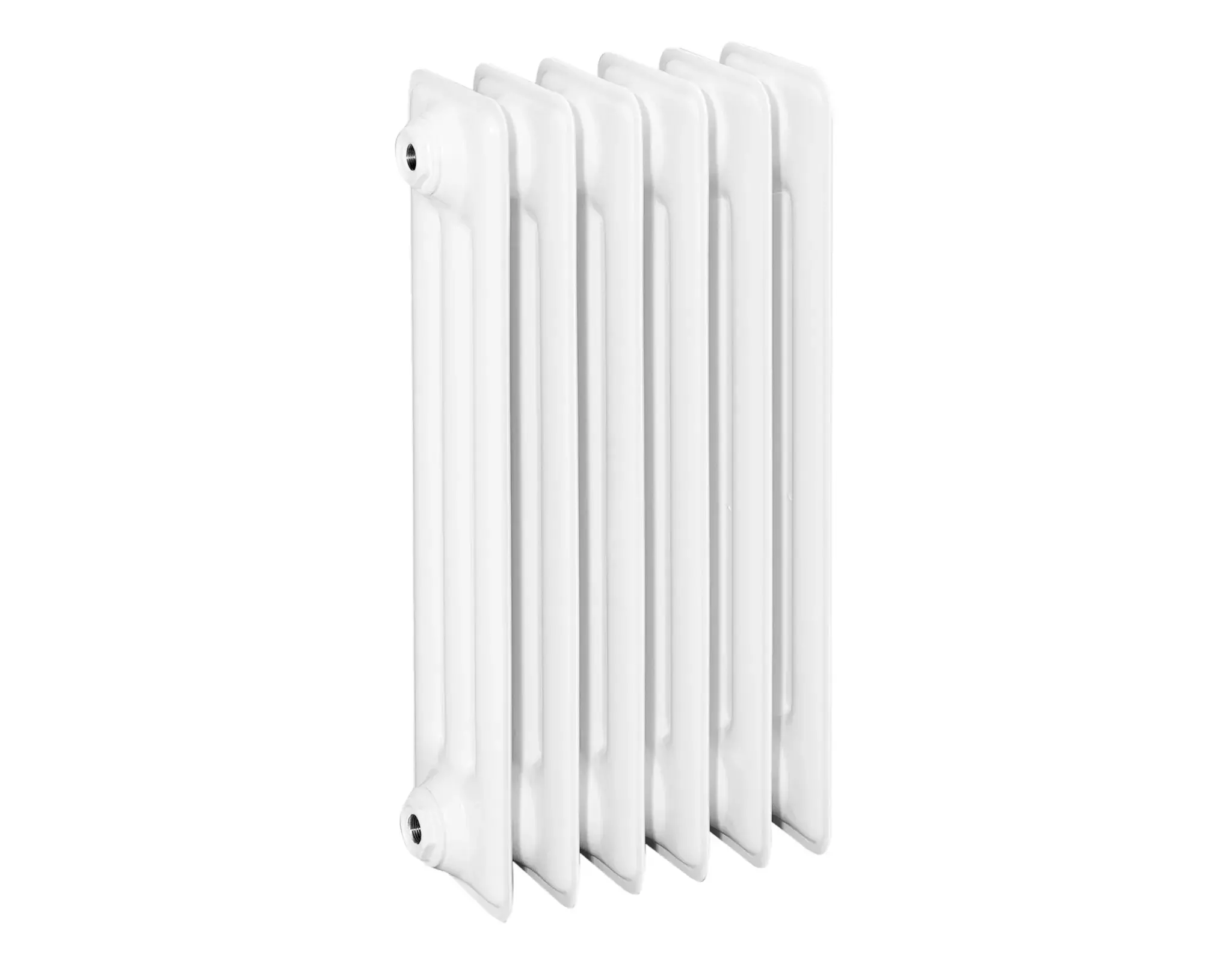 ASW DIN-Stahlradiator HG-TEC, 6 Glieder, 300 x 600 x 160 mm, Nabenabstand 500 mm in RAL 9010