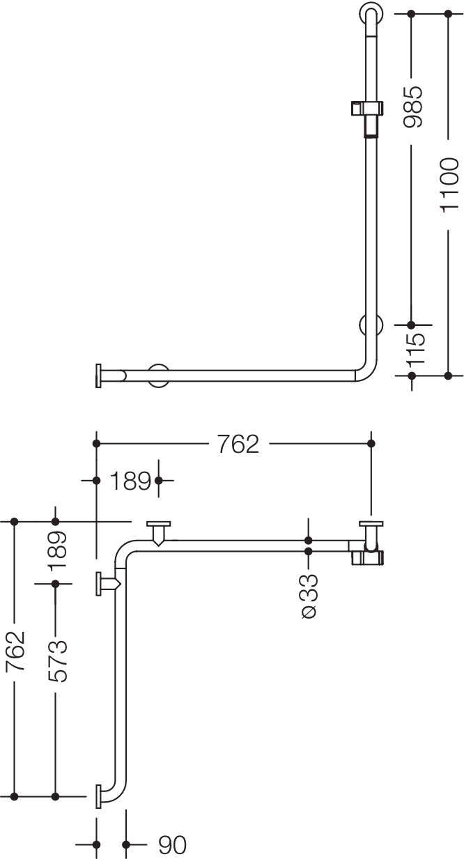 HEWI Haltegriff „Serie 805 Classic“