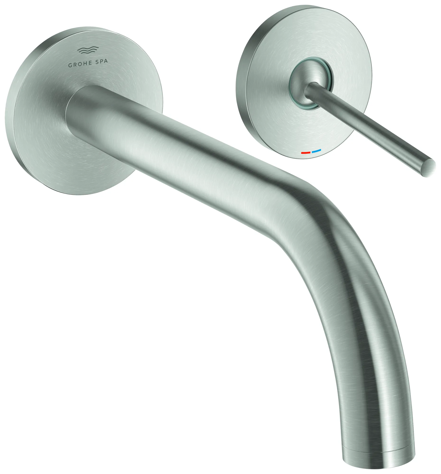 Grohe Atrio 2-Loch-Waschtischbatterie Wandmontage supersteel Grohe Atrio 2-Loch-Waschtischbatterie Wandmontage supersteel