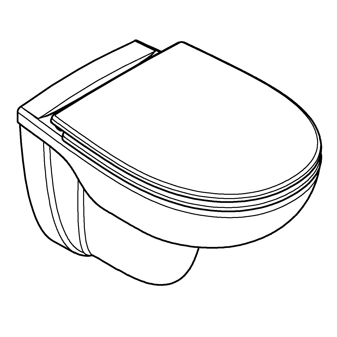 Grohe Wand-Tiefspül-WC Set Bau Keramik 112949, alpinweiß Grohe Wand-Tiefspül-WC Set Bau Keramik 112949, alpinweiß