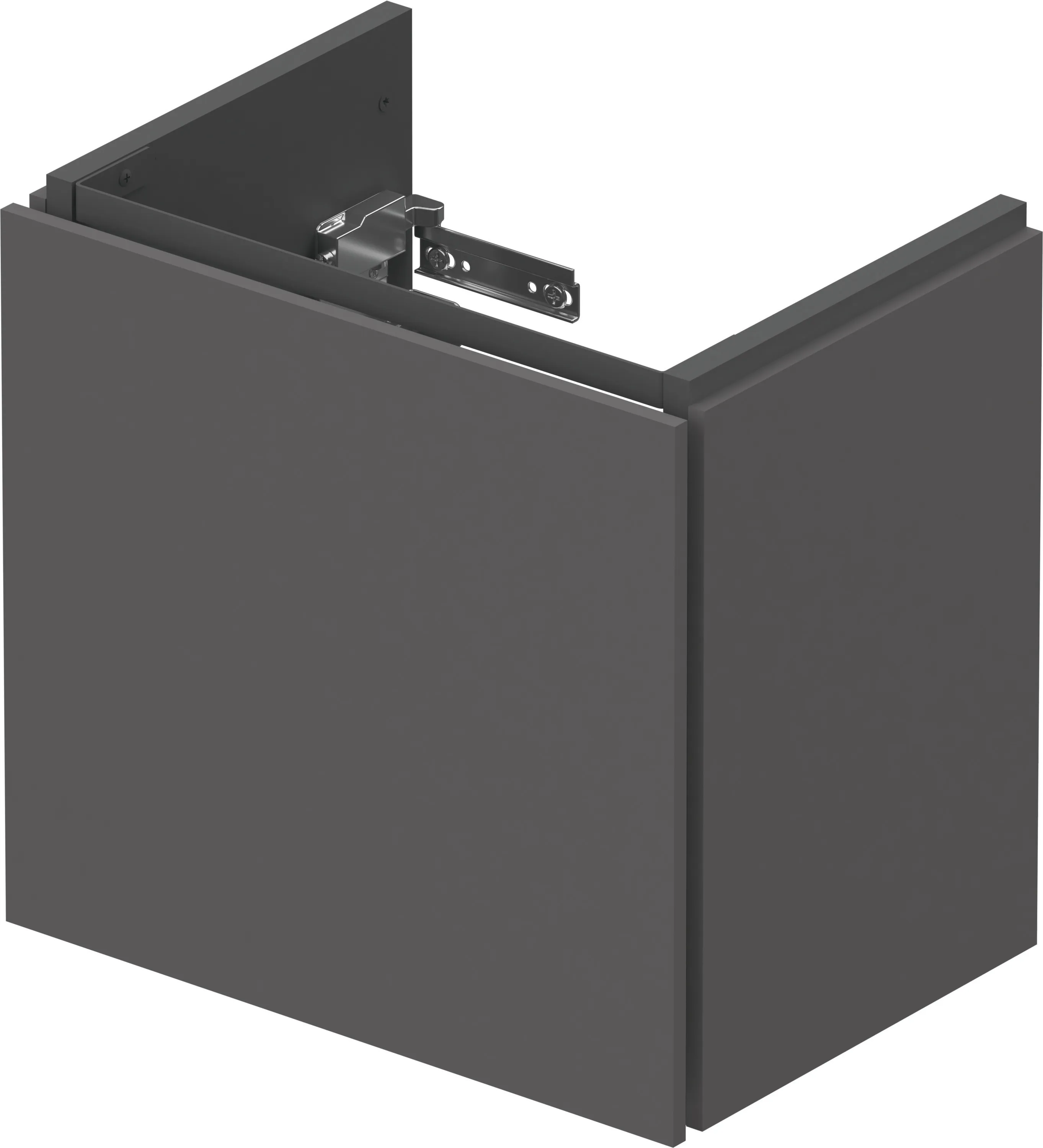 Duravit Waschtischunterschrank wandhängend „L-Cube“ 42 × 40 × 29,4 cm Graphit Matt