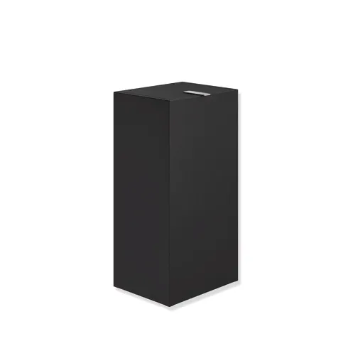 HEWI Papierabfallbehälter System 900, Edelstahl, 25 l, Schwarz tiefmatt HEWI Papierabfallbehälter System 900, Edelstahl, 25 l, Schwarz tiefmatt