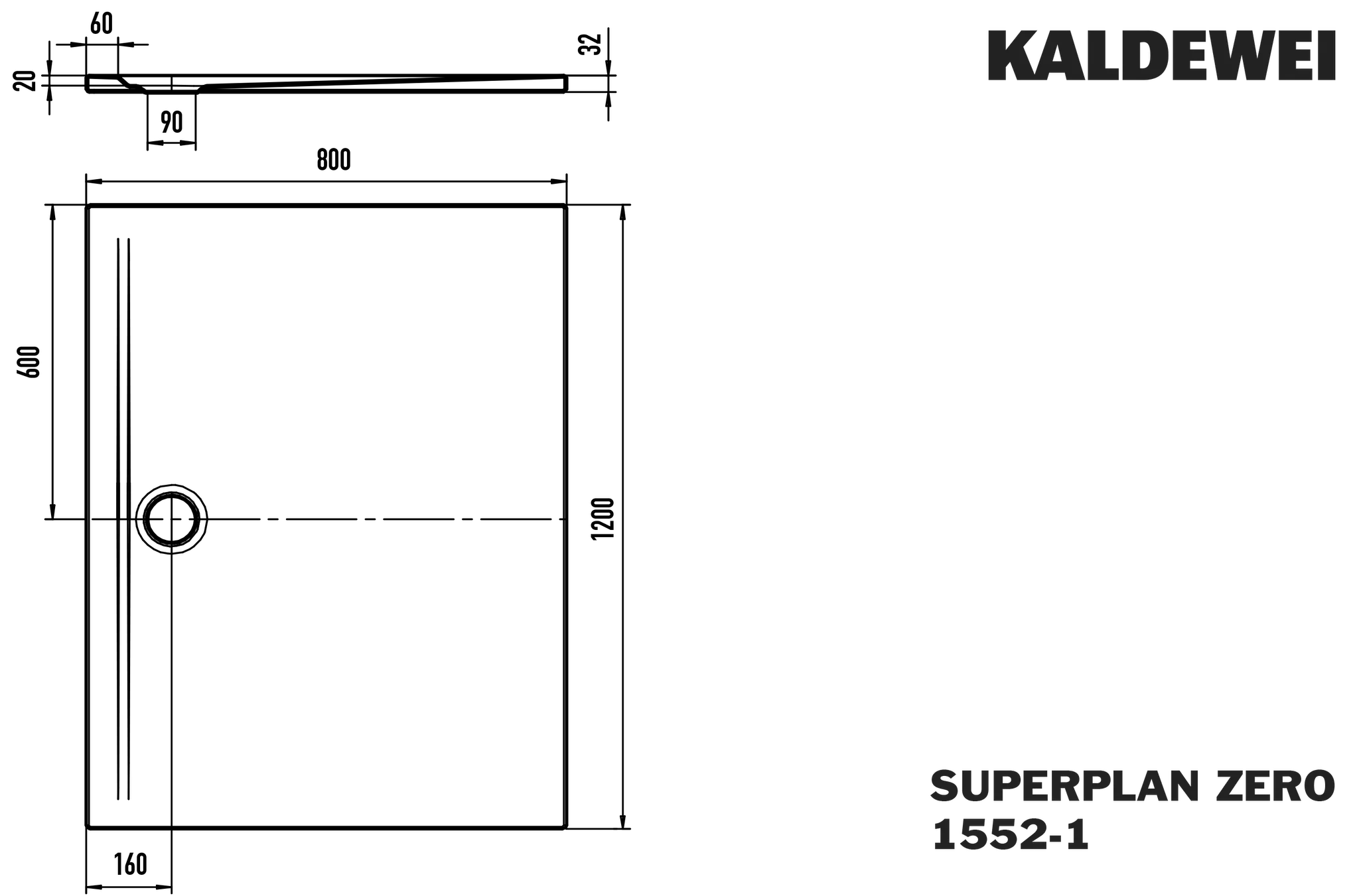 Kaldewei SUPERPLAN ZERO Duschfläche, 800x1200 mm, Perl-Effekt, bodeneben, 20 mm tief Kaldewei SUPERPLAN ZERO Duschfläche, 800x1200 mm, Perl-Effekt, bodeneben, 20 mm tief