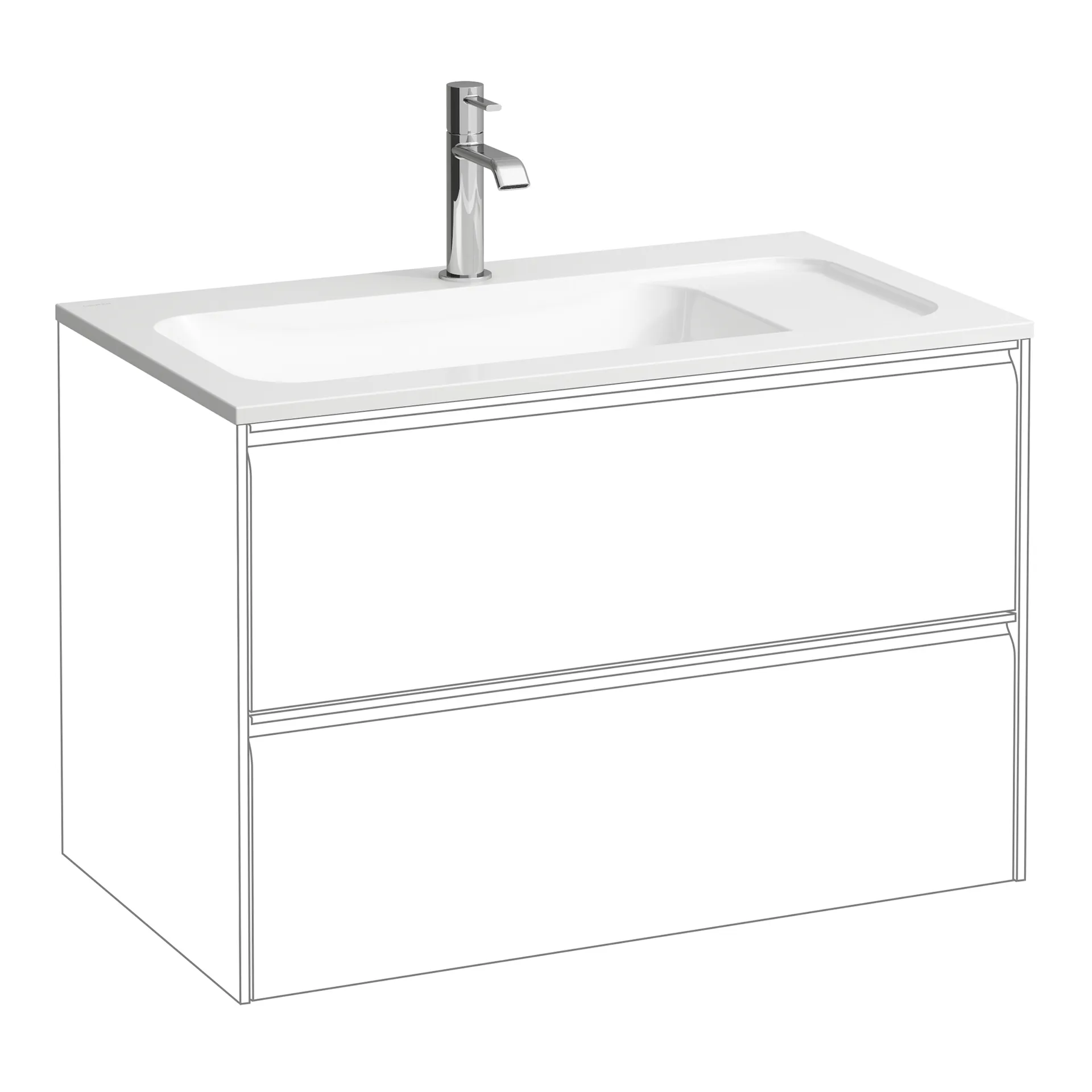 Laufen „MEDA“ in Weiß matt Laufen „MEDA“ in Weiß matt