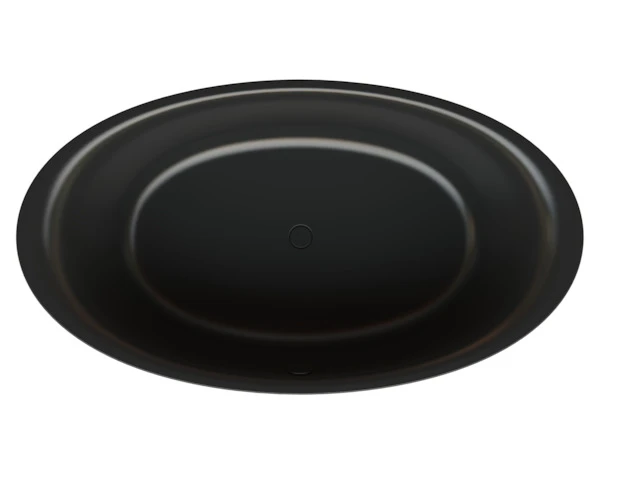 Bette Badewanne „BetteEve Oval“ oval 180 × 100 cm in Ebony
