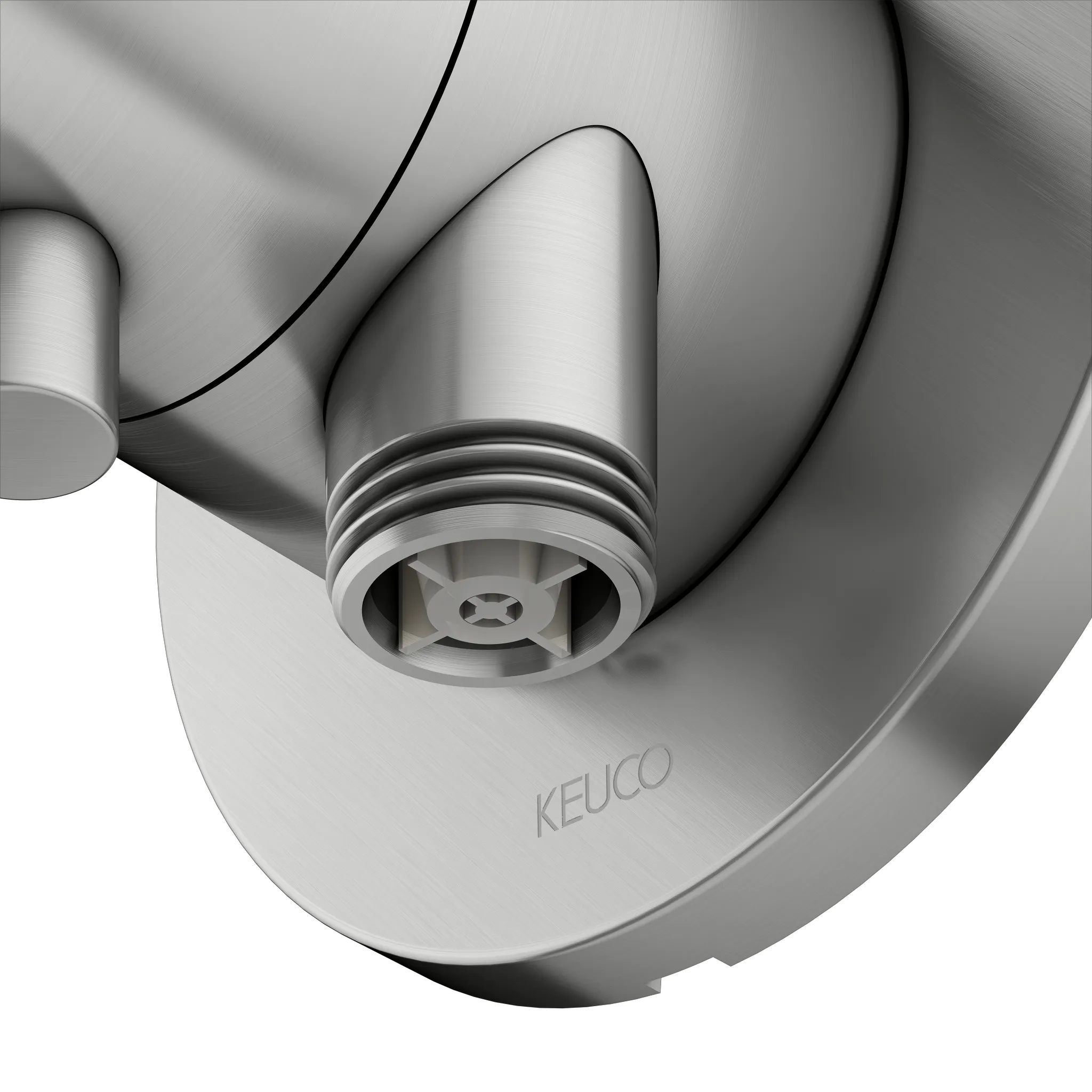 KEUCO IXMO Umstellventil Unterputz für 3 Verbraucher mit Schlauchanschluss IXMO Comfort, rund Edelstahl-finish KEUCO IXMO Umstellventil Unterputz für 3 Verbraucher mit Schlauchanschluss IXMO Comfort, rund Edelstahl-finish