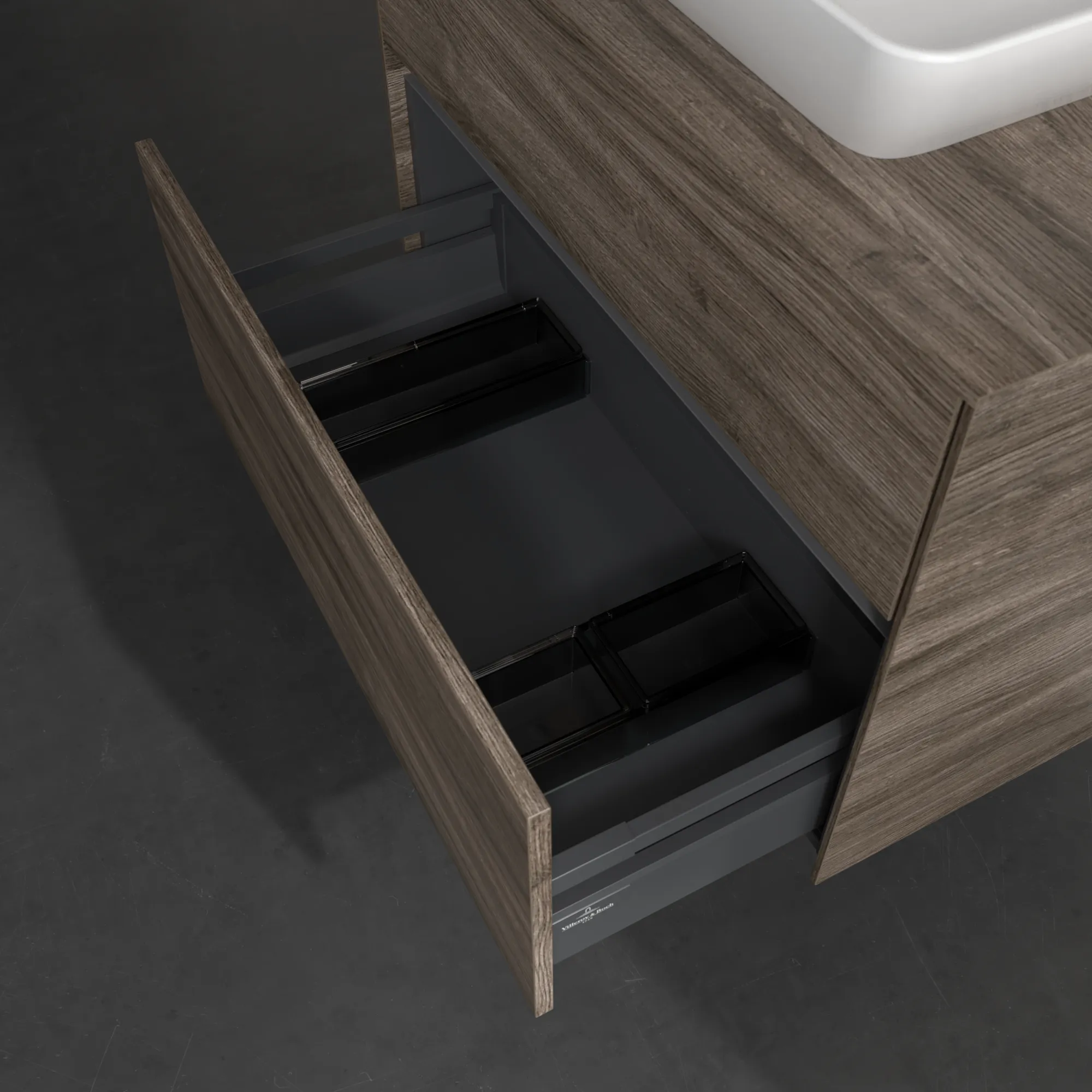 Villeroy & Boch Collaro Waschbeckenunterschrank C10800, 800x548x500mm, Stone Oak
