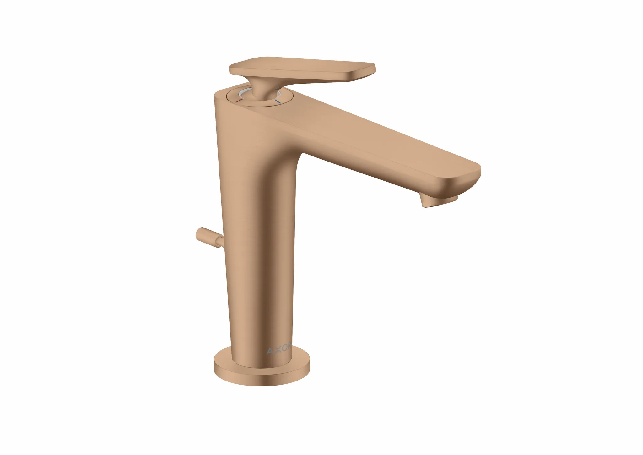 Einhand-Waschtischarmatur „Axor Citterio C“ Ausladung 135 mm in Brushed Red Gold Einhand-Waschtischarmatur „Axor Citterio C“ Ausladung 135 mm in Brushed Red Gold