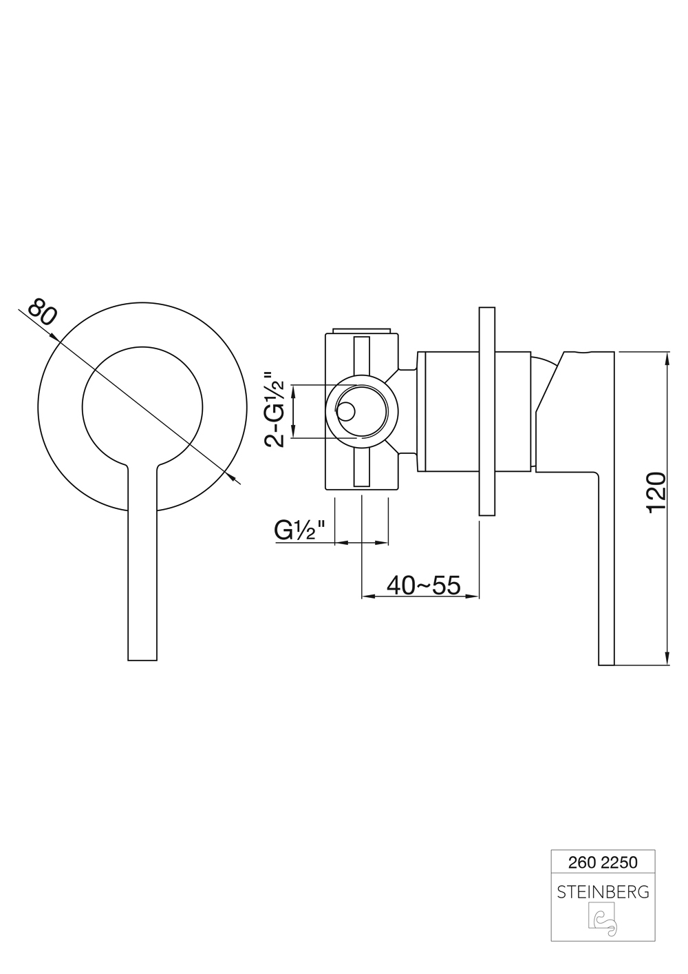Steinberg Serie 260 Armatur Steinberg Serie 260 Armatur