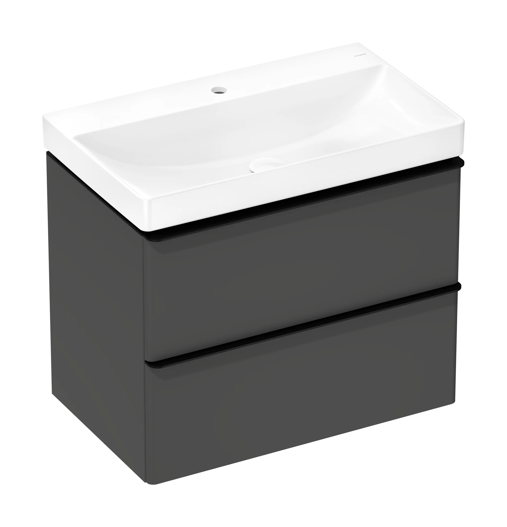 Hansgrohe Xelu Q Waschtisch, weiß, 800x480 mm, wandhängend, mit Hahnloch, ohne Überlauf, SmartClean Glasur Hansgrohe Xelu Q Waschtisch, weiß, 800x480 mm, wandhängend, mit Hahnloch, ohne Überlauf, SmartClean Glasur
