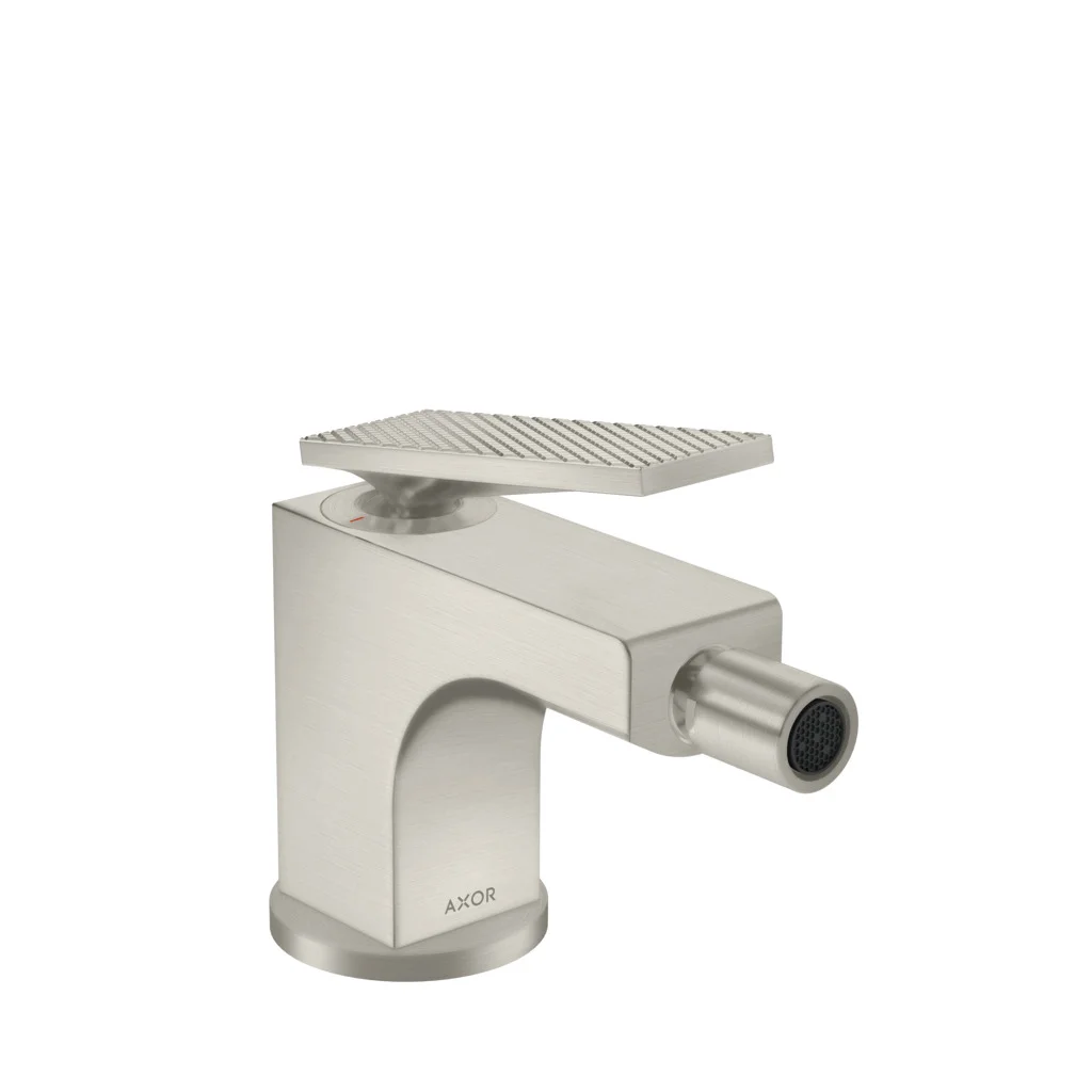 Hansgrohe AXOR Citterio Bidetmischer Einhebelgriff Edelstahl Optic Ausladung 112 mm Auslaufhöhe 73 mm Kugelgelenk-Luftsprudler Laminarstrahl max. Durchflussmenge 7,2 l/min Keramikmischsystem für Durchlauferhitzer geeignet Zugstangen-Ablaufgarnitur G 11/4 Hansgrohe AXOR Citterio Bidetmischer Einhebelgriff Edelstahl Optic Ausladung 112 mm Auslaufhöhe 73 mm Kugelgelenk-Luftsprudler Laminarstrahl max. Durchflussmenge 7,2 l/min Keramikmischsystem für Durchlauferhitzer geeignet Zugstangen-Ablaufgarnitur G 11/4
