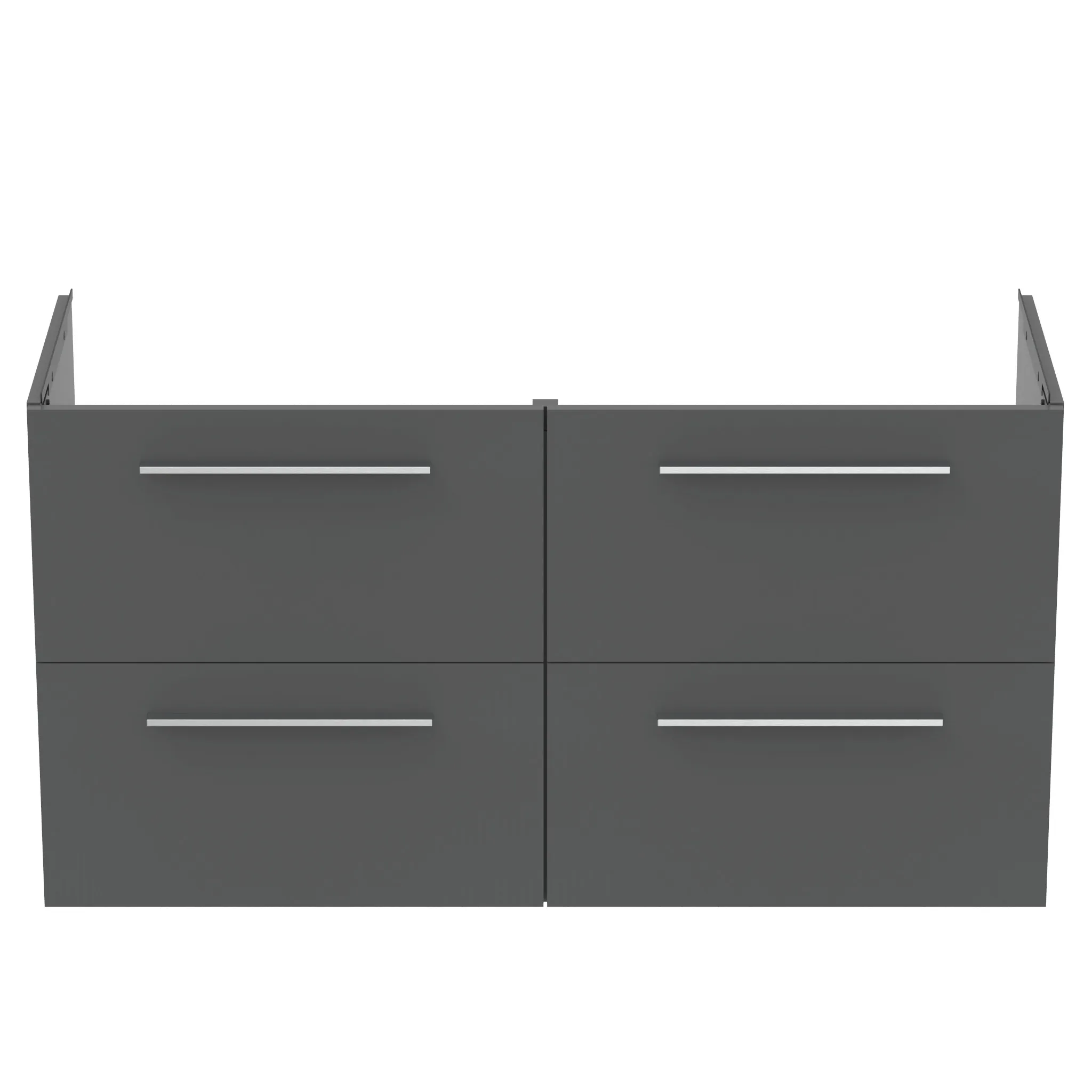 Ideal Standard Waschtischunterschrank „i.lifeA“ 120 × 63 × 44 cm Quarzgrau matt