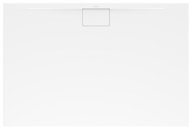 Villeroy & Boch Duschwanne inkl. Wannenträger und Ablaufgarnitur „Architectura MetalRim“ 120 × 80 cm