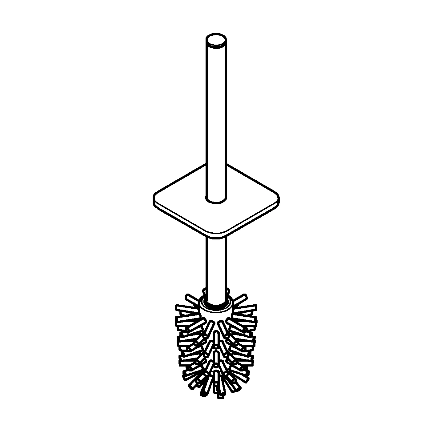 Ersatzbürste 40868, für Selection Cube Toilettenbürstengarnitur