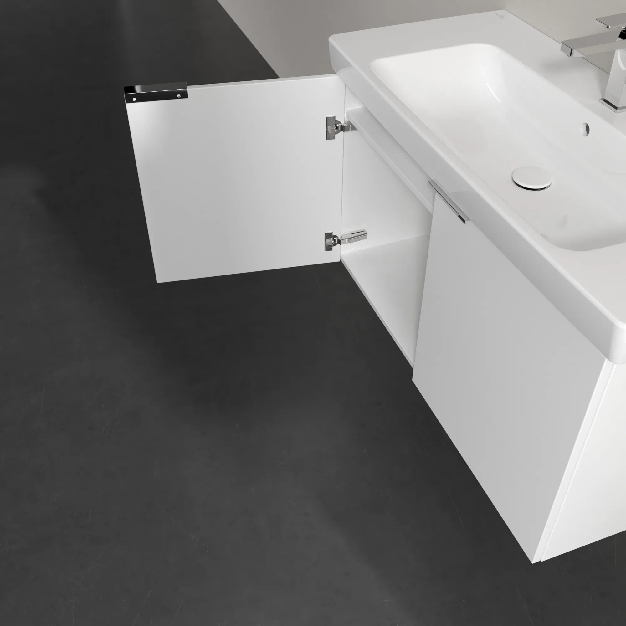 Villeroy & Boch Waschtischunterschrank „Architectura“ 950 × 520 mm Weiß Matt Villeroy & Boch Waschtischunterschrank „Architectura“ 950 × 520 mm Weiß Matt
