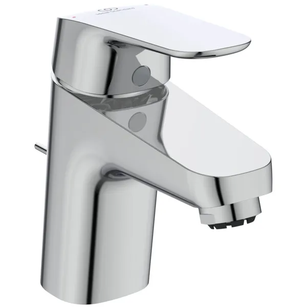 Waschtischarmatur Ceraflex, Niederdruck, 5 l/min., mit Ablaufgarnitur, Ausladung 101mm, Chrom Waschtischarmatur Ceraflex, Niederdruck, 5 l/min., mit Ablaufgarnitur, Ausladung 101mm, Chrom