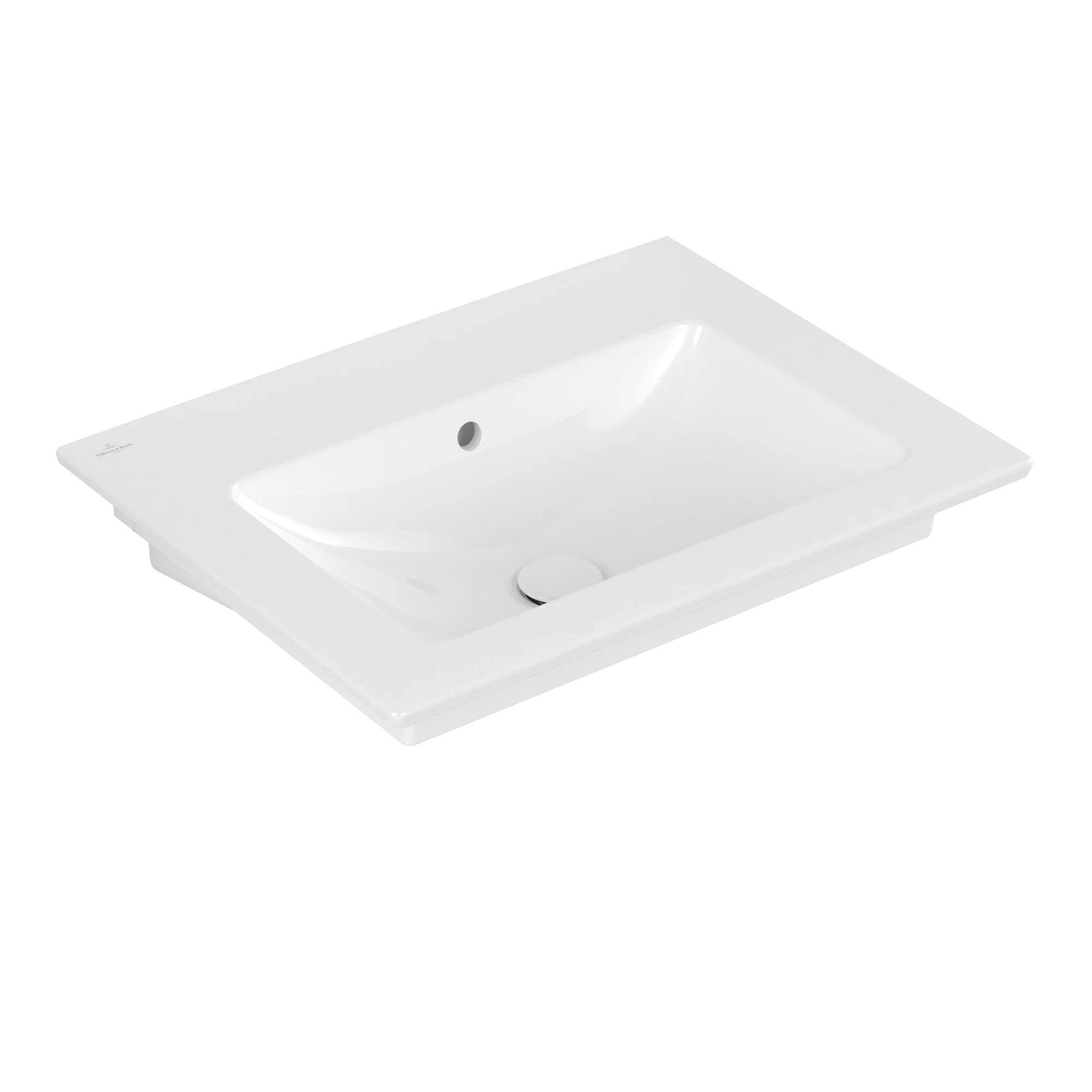 Villeroy & Boch Wandwaschtisch „Venticello“ mit CeramicPlus, 655 × 500 × 170 mm 412467R1, B-Ware - Sonderpreis