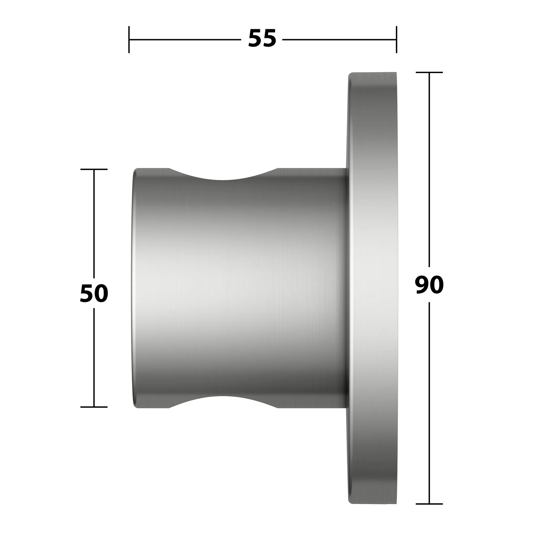 KEUCO IXMO Brausehalter rund Edelstahl-finish KEUCO IXMO Brausehalter rund Edelstahl-finish