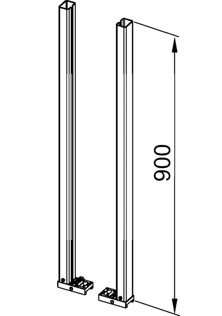 TECEprofil Modulfüße, verlängerte Ausführung TECEprofil Modulfüße, verlängerte Ausführung